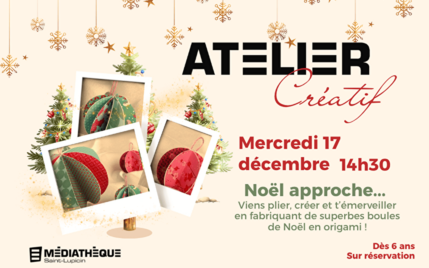 Médiathèque de Saint-Lupicin : Atelier créatif