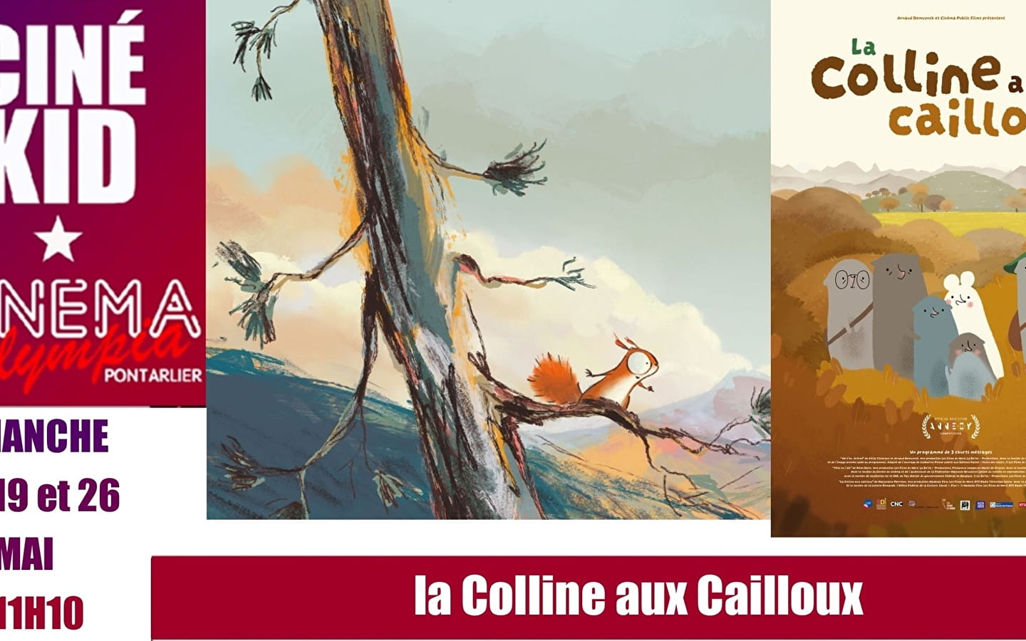 Cinékid - La Colline aux Cailloux