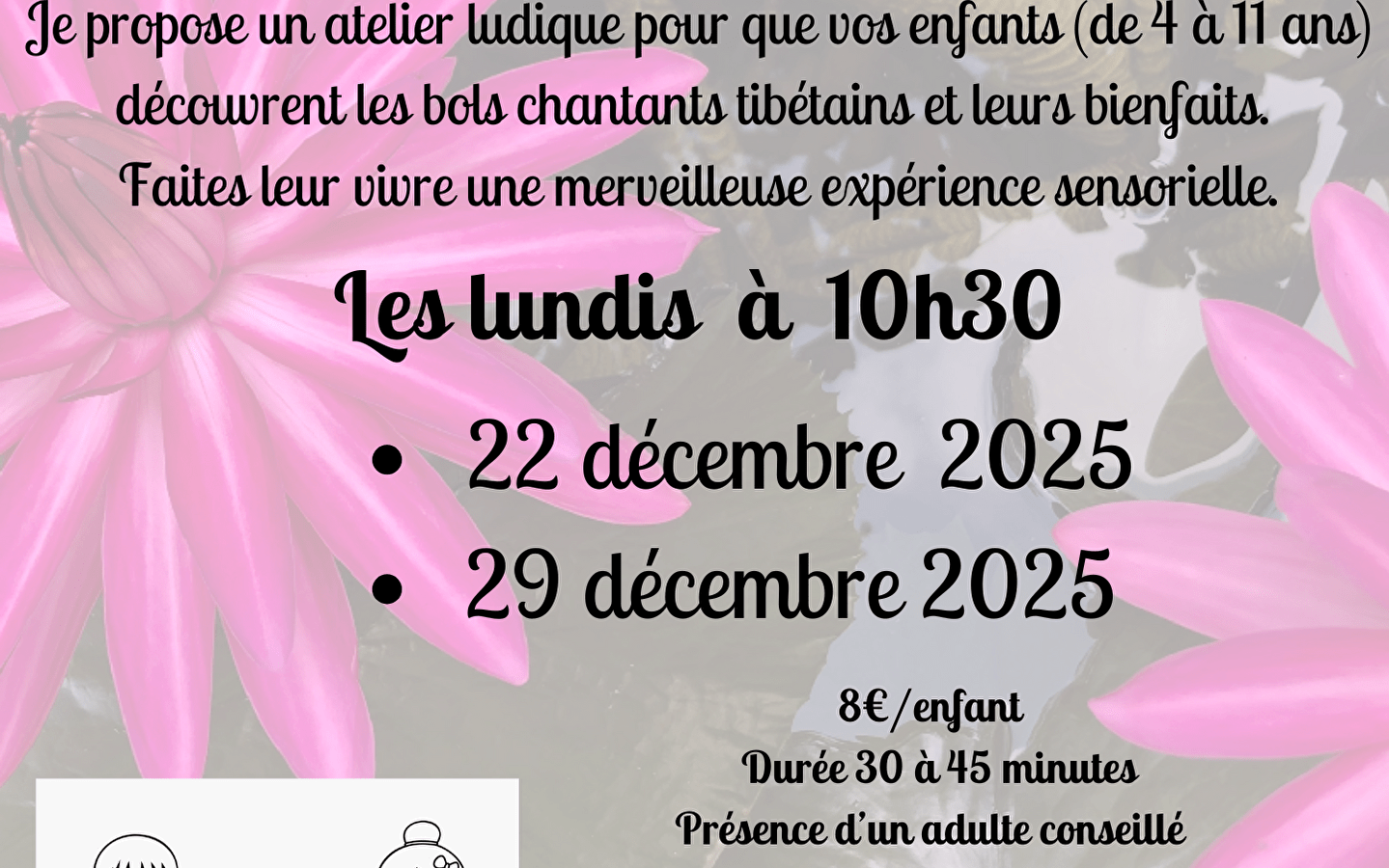 Atelier enfants bols chantants Tibétains